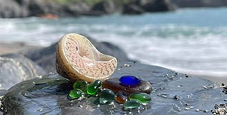 【玻璃彩石沙灘 秘境海域】 宜蘭南方澳-豆腐岬猴猴鼻-立槳SUP體驗